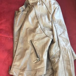 Faux leather jacket